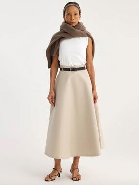 New Malene Birger Leather Skirt